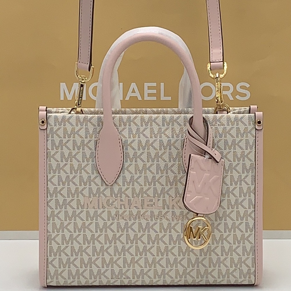 MICHAEL KORS MIRELLA SMALL
SHOPPER TOP ZIP XBODY POWDER
BLUSH MULTI SIGNATURE - Picture 3 of 15